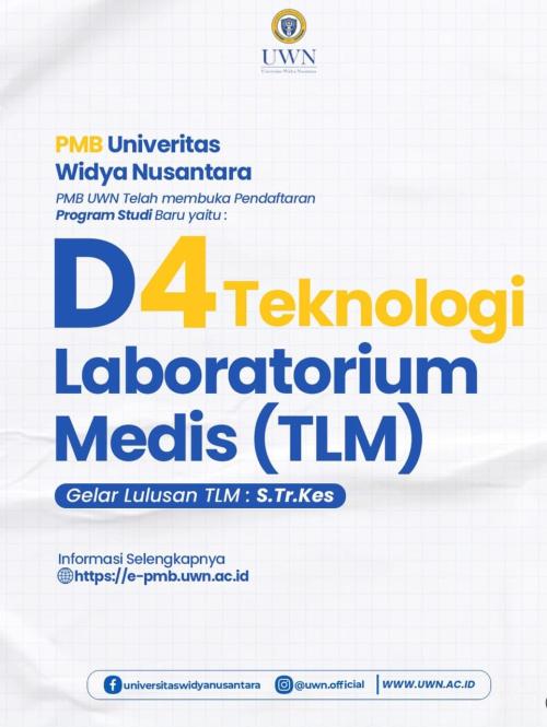 D4 Teknologi Laboratorium Medis (TLM)